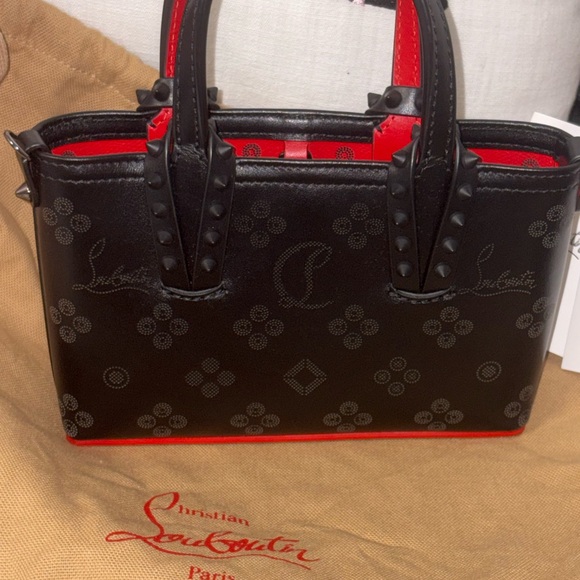 Christian Louboutin Black and Red Crossbody Bag - Picture 5 of 7